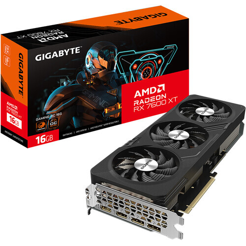 GIGABYTE Radeon RX 7600 XT 16GB GDDR6 Gaming OC 128Bit / GV-R76XTGAMING OC-16GD