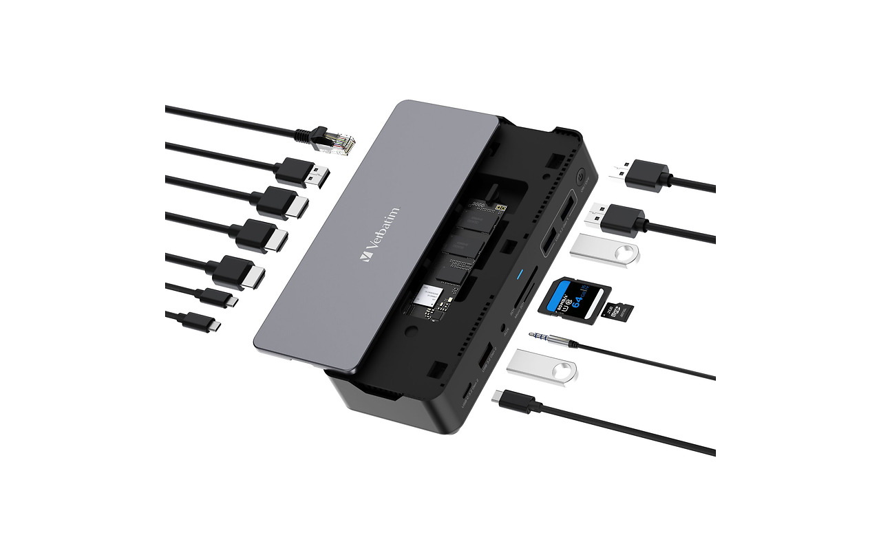 Verbatim 15-in-1 USB-C Pro Docking Station CDS-15S