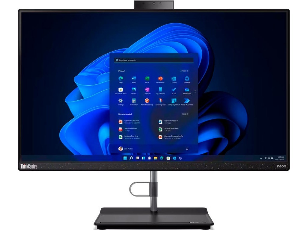 Lenovo AIO ThinkCentre neo 30a / 23.8 FullHD IPS / Core i5-13420H / 16GB DDR4 / 512GB NVMe / Black Windows