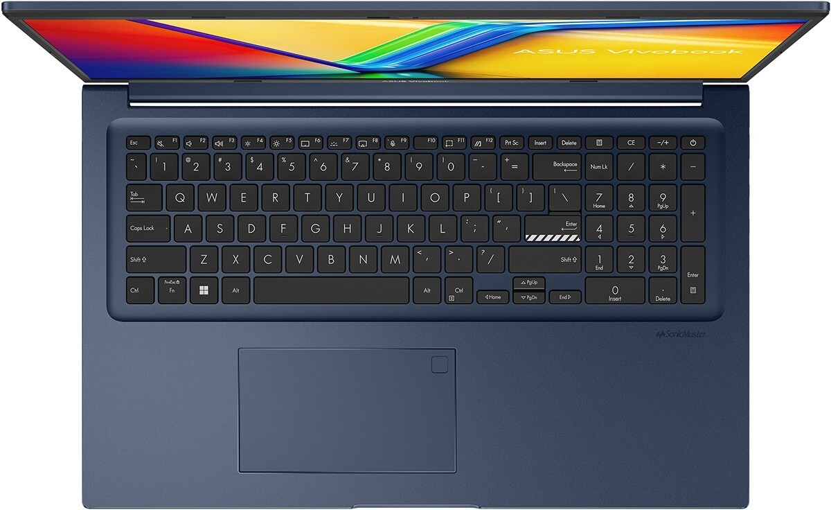 ASUS Vivobook X1704VA / 17.3 FullHD / Core 7 150U / 16Gb DDR4 / 1.0Tb SSD / No OS
