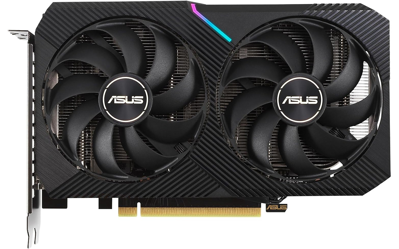 ASUS Dual GeForce RTX 3050 OC Edition 6GB GDDR6 96bit / DUAL-RTX3050-O6G