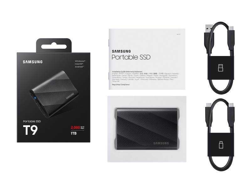 Samsung Portable SSD T9 1.0TB / MU-PG1T0B/EU
