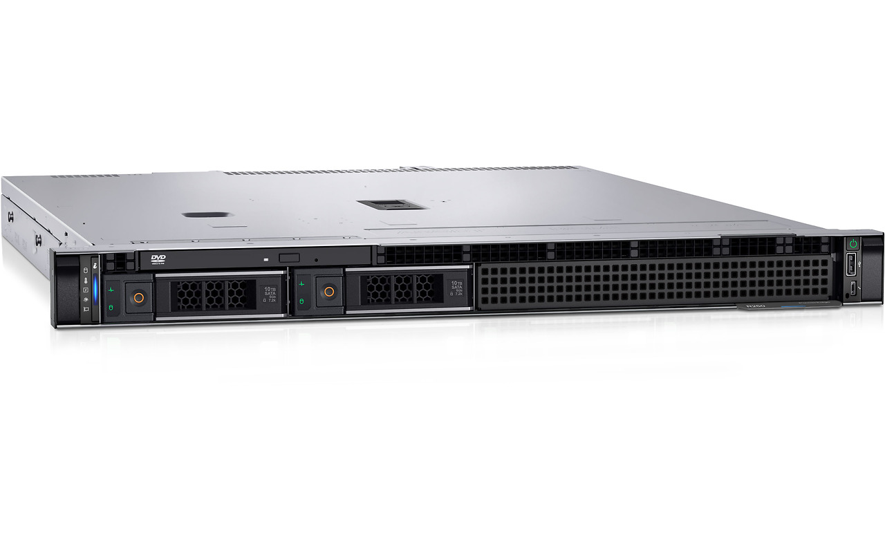 Dell PowerEdge R250 1U 4x3.5 / Xeon E-2314 / 16GB UDIMM DDR4 / 2.0TB HDD SATA / PERC 355 / LOM 5720 Dual Port 1Gb / TPM 2.0 V3 / 700W PSU Titanium