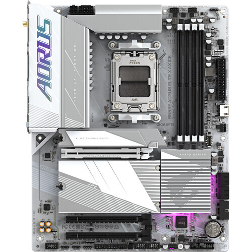 GIGABYTE GA-B650E AORUS ELITE X ICE / ATX AM5 DDR5 8000