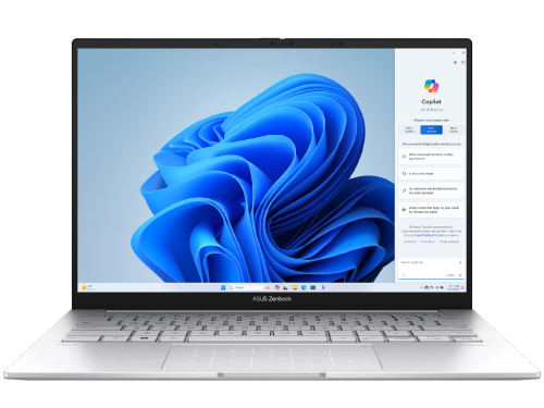 ASUS ZenBook UX3405MA / 14 OLED 120Hz 2.8K / Core Ultra 7 155H / 16GB LPDDR5X / 1.0TB PCIE / Intel Arc / Windows 11 Home Silver