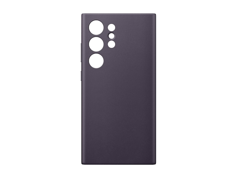Samsung Original Vegan Leather Case Galaxy S24 Ultra Purple
