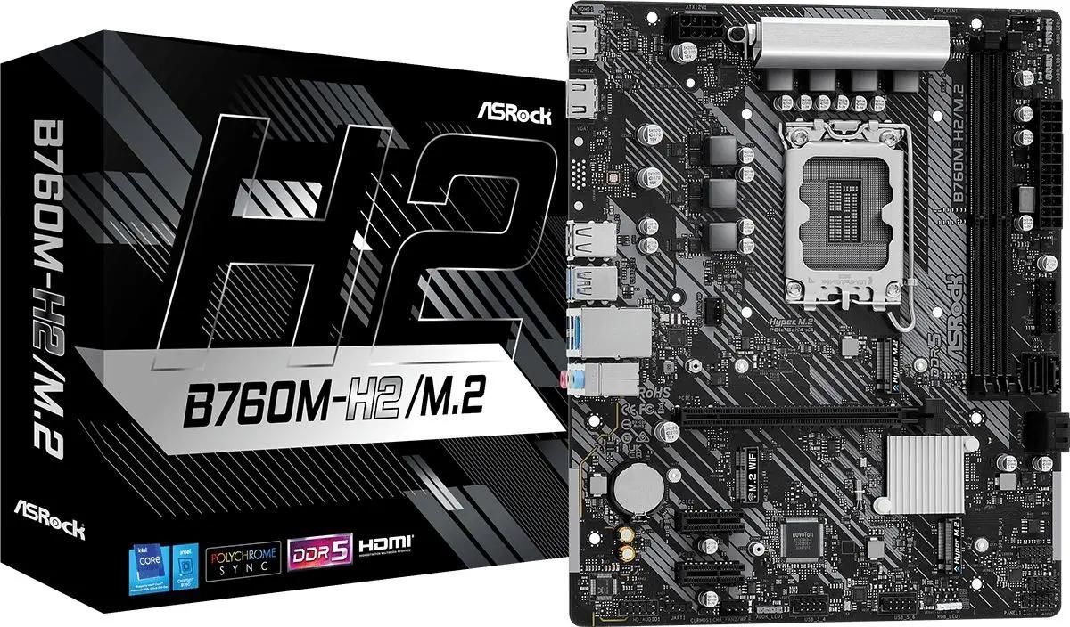 ASRock B760M-H2/M.2 / mATX  LGA1700 DDR5 7200+