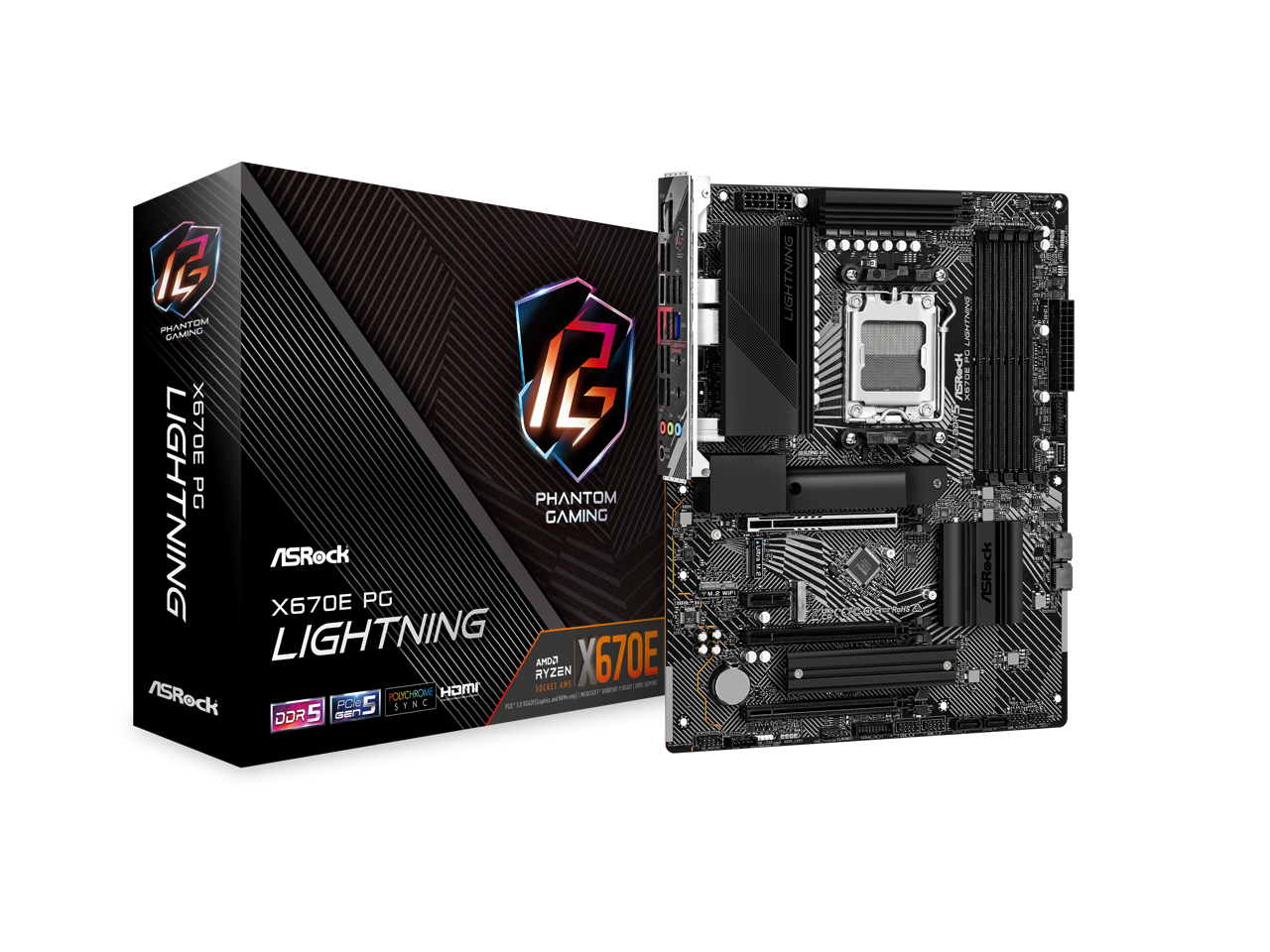 ASRock X670E PG LIGHTNING / ATX AM5 DDR5 7200+