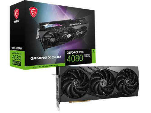 MSI GeForce RTX 4080 SUPER 16GB GAMING X SLIM / 16GB GDDR6X 256Bit