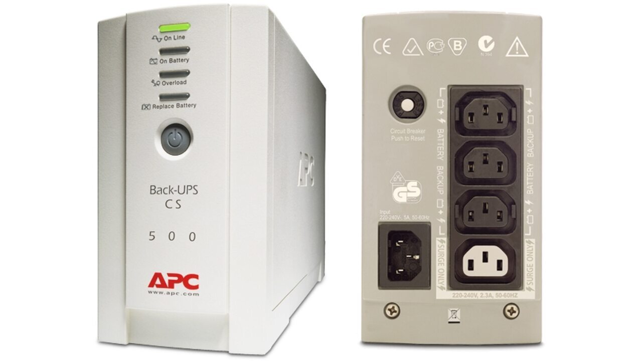 APC Back UPS 500 CS / 500VA 300W