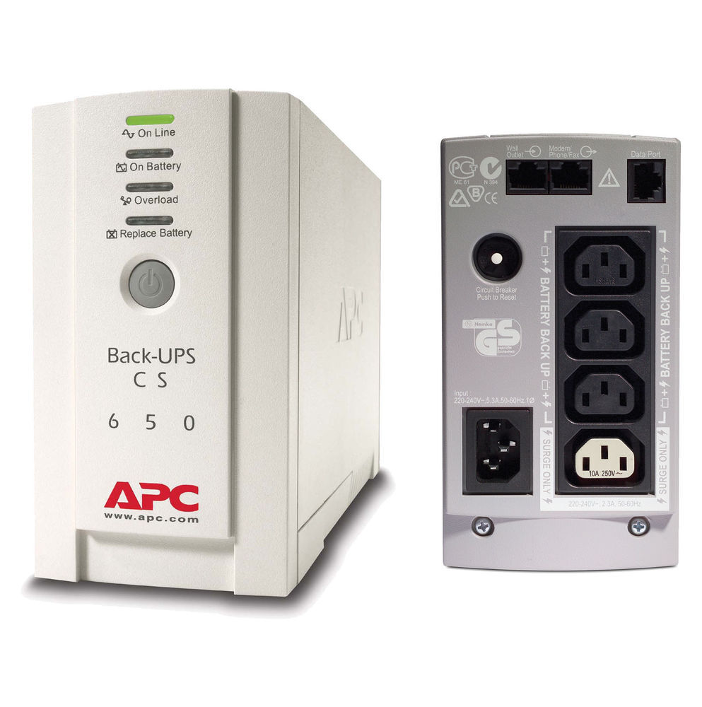 APC Back UPS 650 CS / 650VA 400W