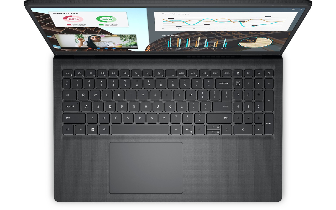 DELL Vostro 3530 / 15.6 FullHD 120Hz / Core i5-1335U / 16Gb DDR4 / 512Gb NVMe / Carbon Black Windows