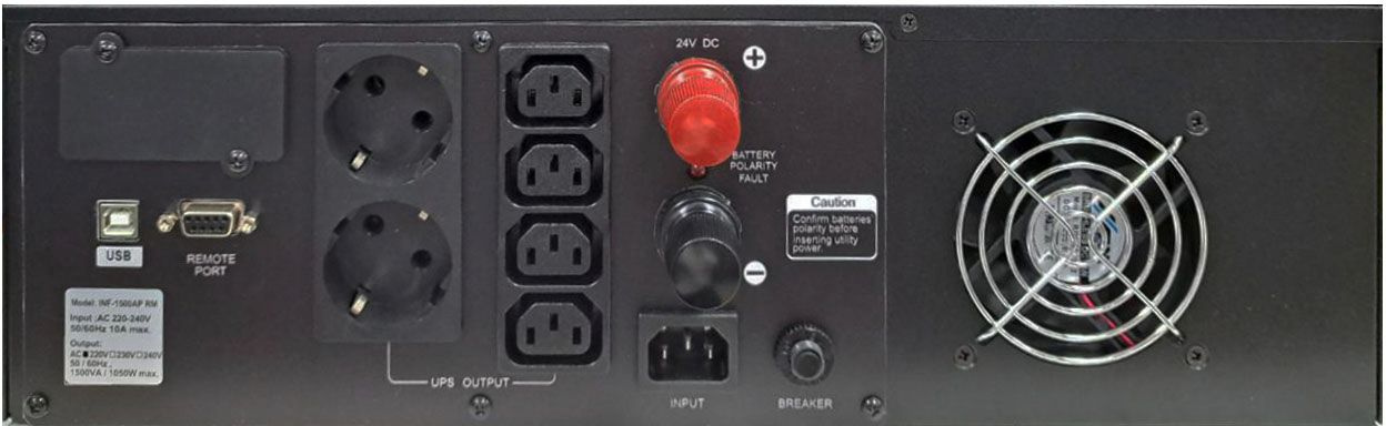 Powercom INF-1100AP RM / 1100VA / 770W