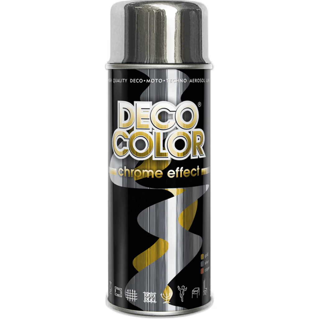 Deco Color Spray Chrome Effect 400ml Silver