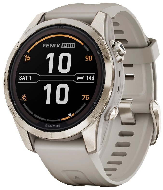 Garmin Fenix 7S Pro &ndash; Sapphire Solar / 010-02776-15