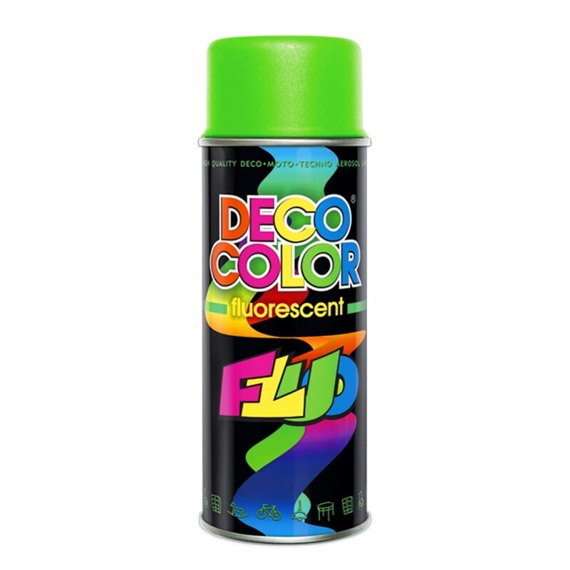 Deco Color Spray Fluorescent 400ml Green