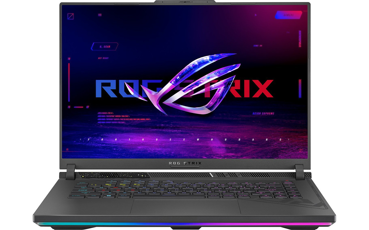 ASUS ROG Strix G16 G614JU / 16 WUXGA IPS 165Hz / Core i7-13650HX / 16GB DDR5 / 512GB NVMe / GeForce RTX4050 6GB GDDR6 / No OS