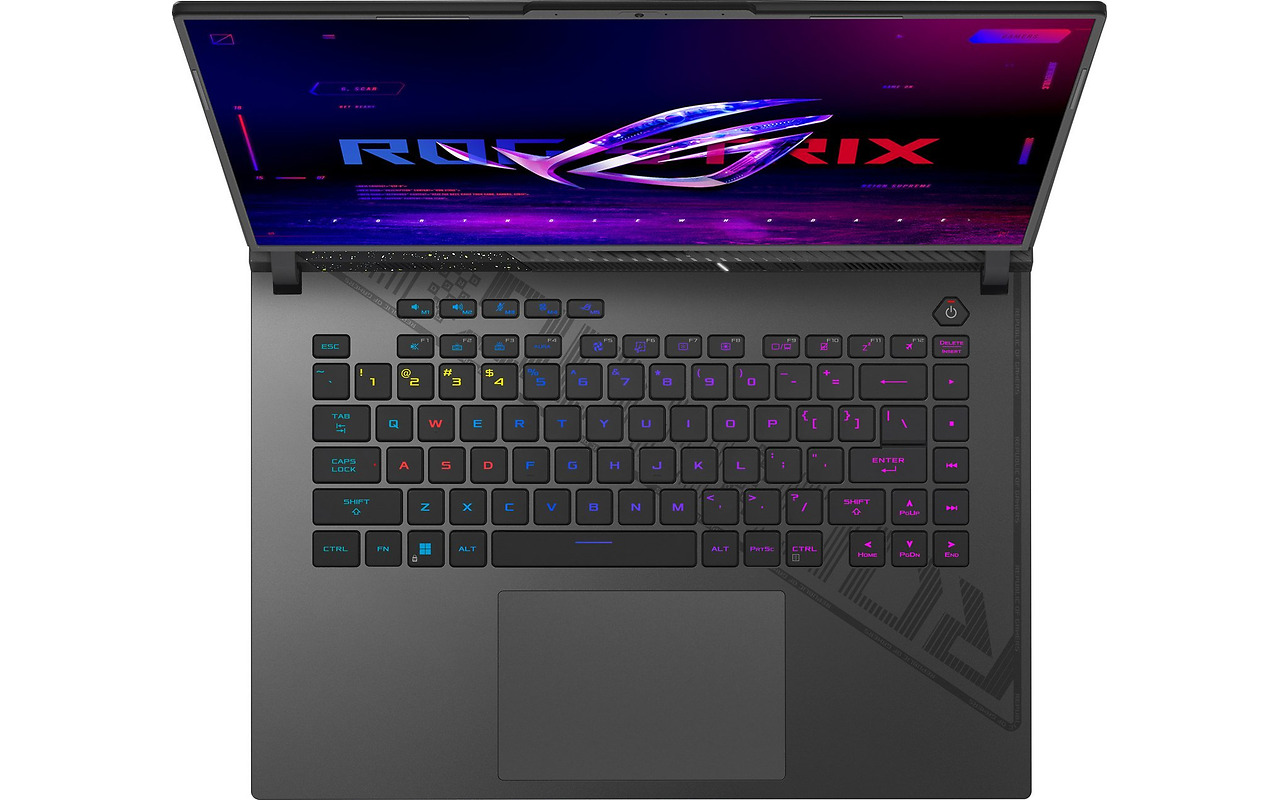ASUS ROG Strix G16 G614JU / 16 WUXGA IPS 165Hz / Core i7-13650HX / 16GB DDR5 / 512GB NVMe / GeForce RTX4050 6GB GDDR6 / No OS