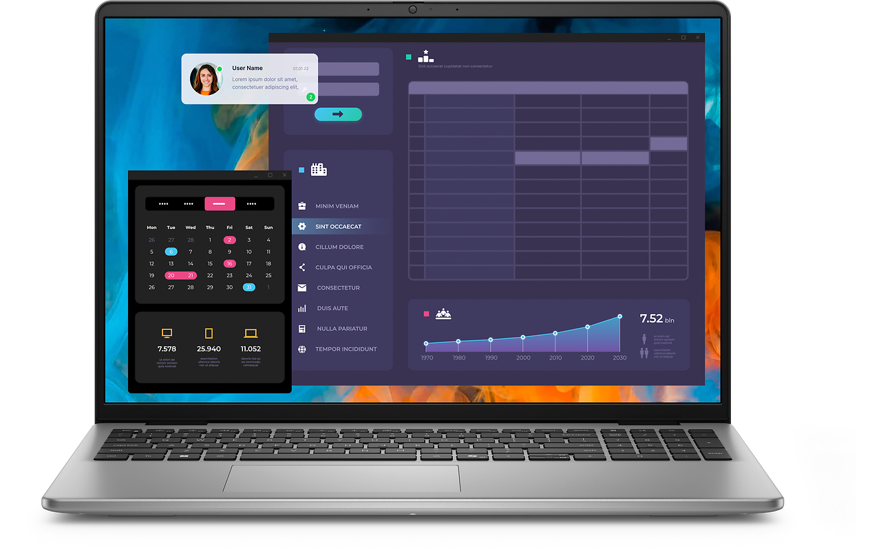 DELL Vostro 5640 / 16 FullHD+ / Core 5 120U / 16GB DDR5 / 1.0TB NVMe / Linux/DOS