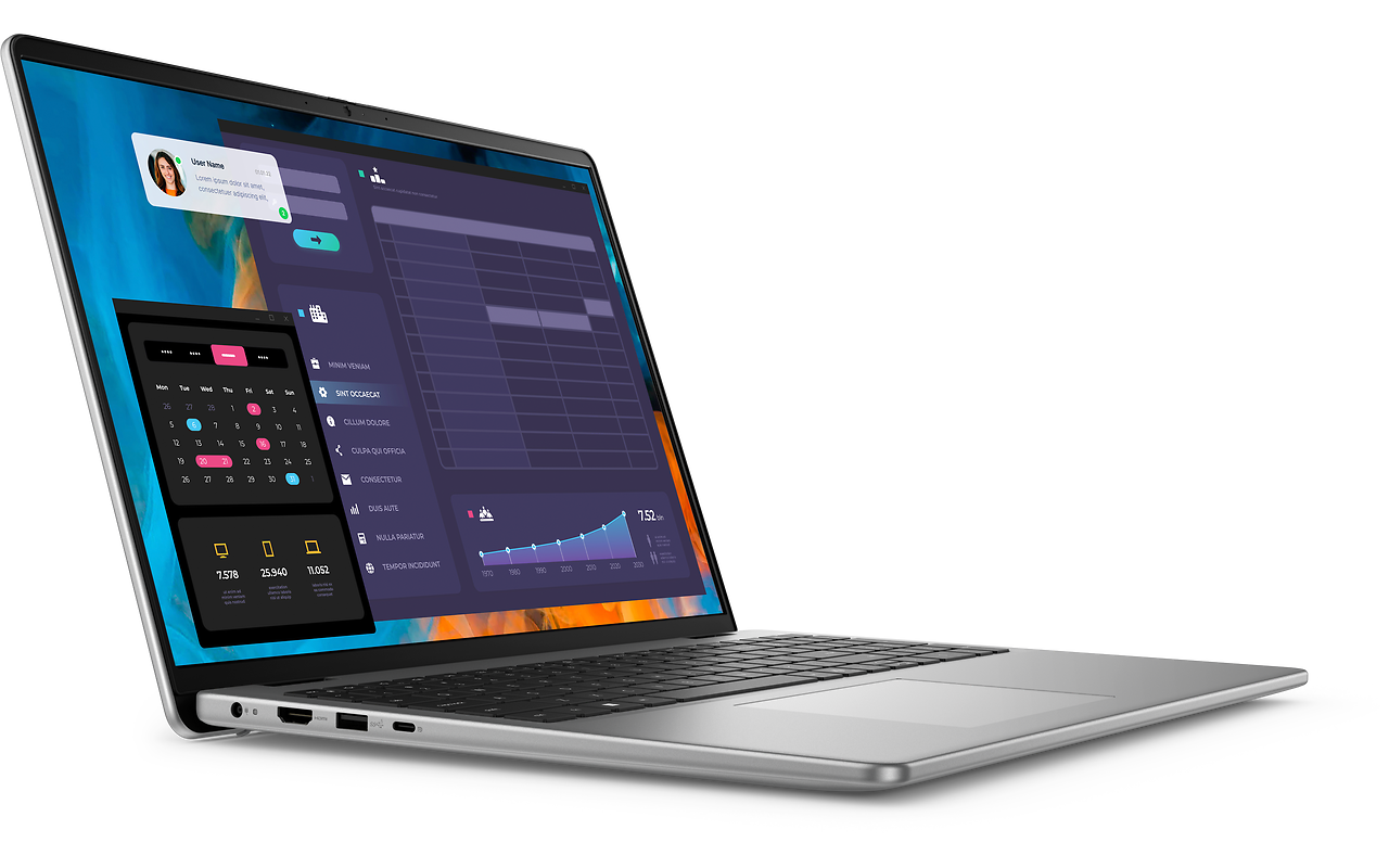 DELL Vostro 5640 / 16 FullHD+ / Core 5 120U / 16GB DDR5 / 1.0TB NVMe / Linux/DOS