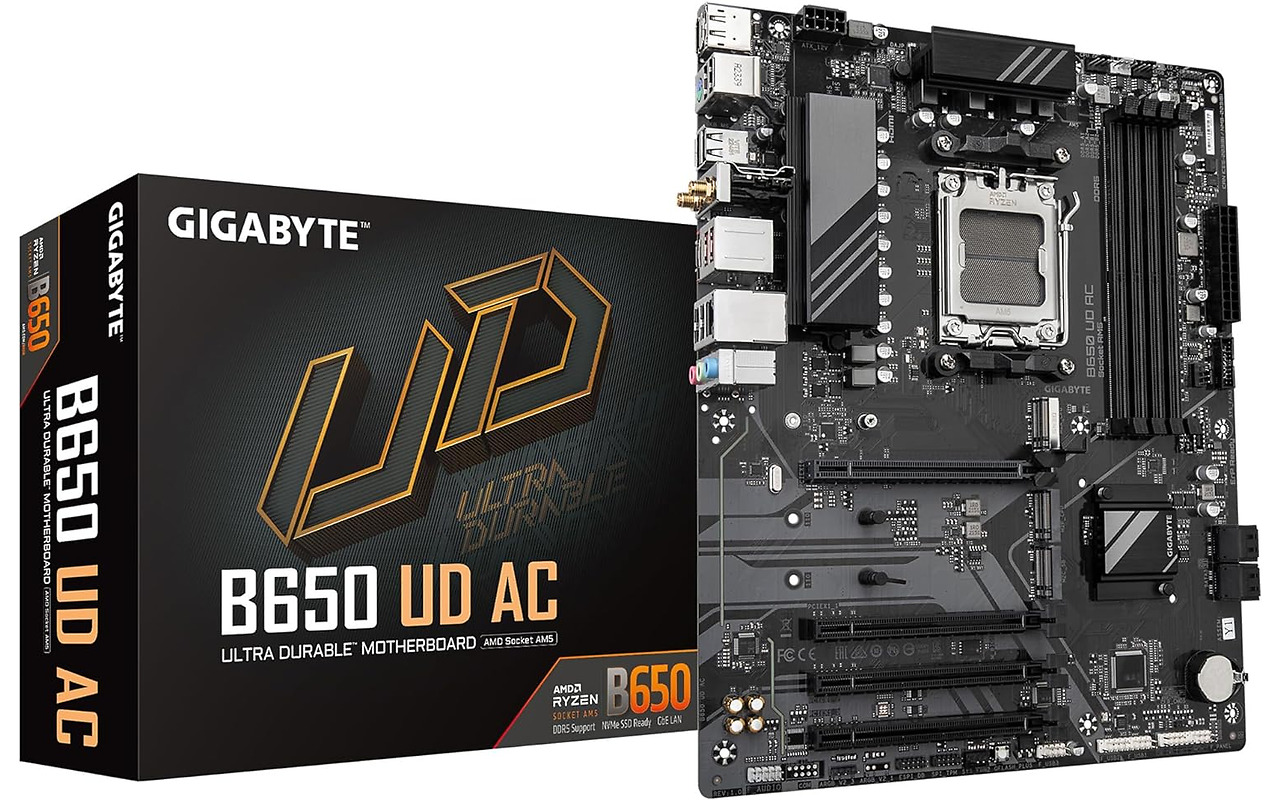 GIGABYTE GA-B650 UD AC / ATX AM5 DDR5 7600