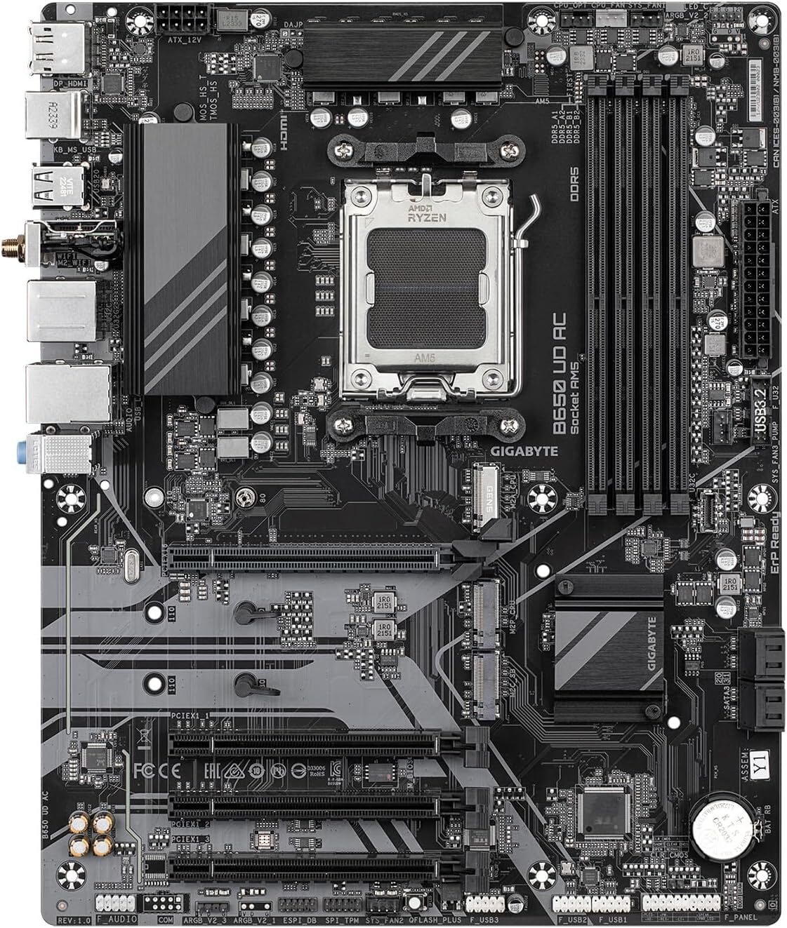 GIGABYTE GA-B650 UD AC / ATX AM5 DDR5 7600