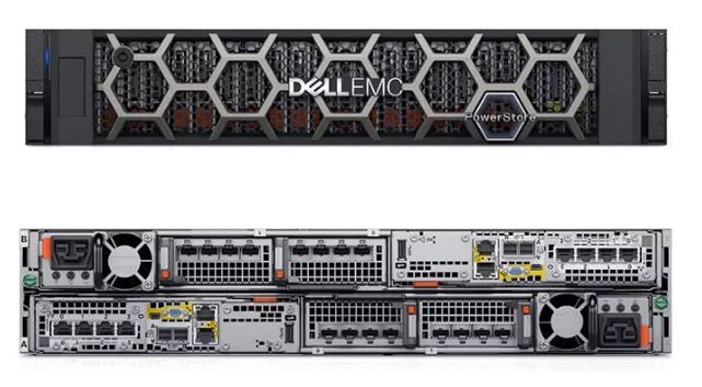 DELL EMC PowerStore 1000T/384GB / 192GB Per Node / 10x 1.92TB NVME SED SSD / 4x 16GB FC/Dual 1800W / 210-ASTZ