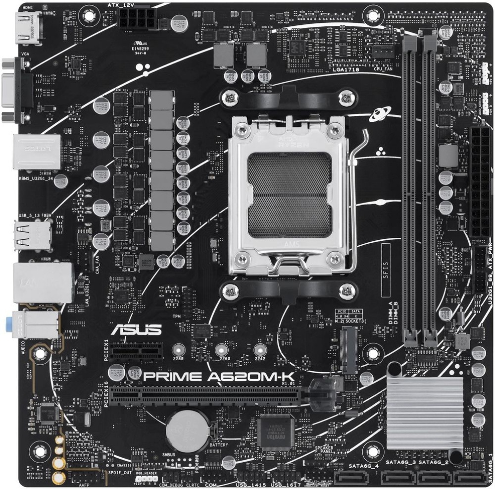 ASUS PRIME A620M-K / mATX AM5 DDR5 7200+