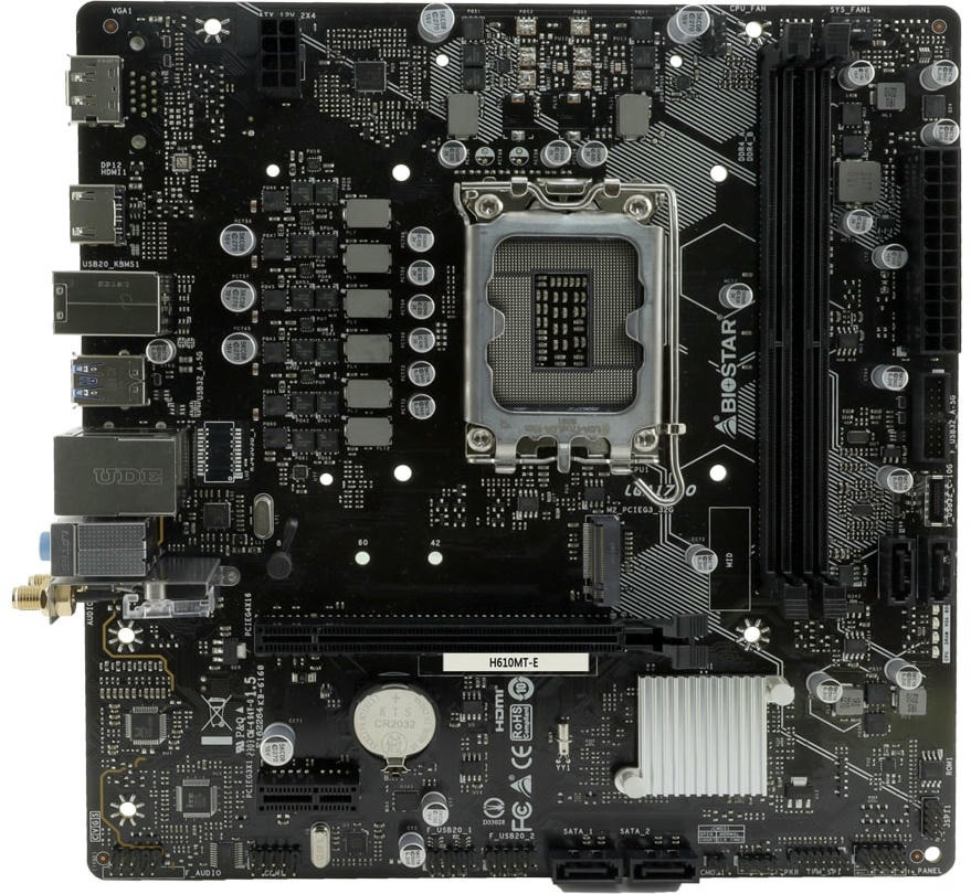 Biostar H610MT-E / mATX LGA1700 DDR4 3200