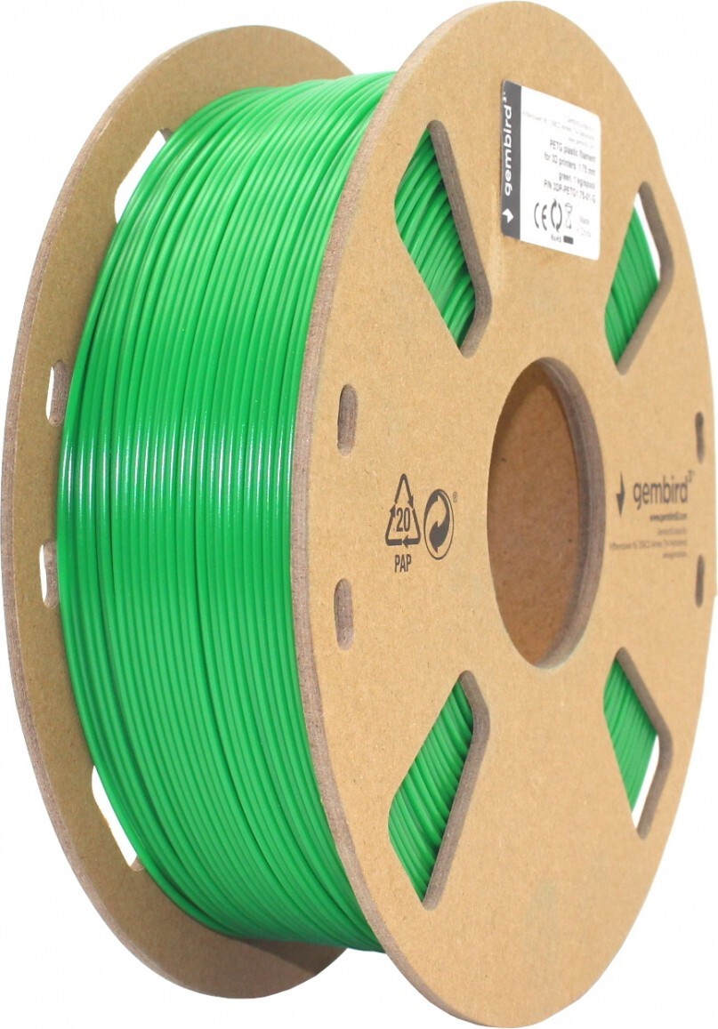 Gembird 3DP-PETG1.75-01 / PETG 1.75mm Filament 1kg / Green