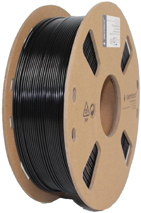 Gembird 3DP-PETG1.75-01 / PETG 1.75mm Filament 1kg / Black