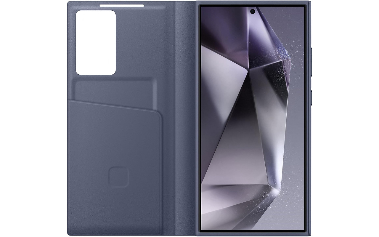 Samsung Original Smart View Wallet Case Galaxy S24 Ultra Purple