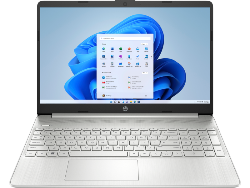HP Laptop 15s-fq5054ci / 15.6 FullHD IPS / Core i5-1235U / 16GB DDR4 / 512GB SSD / Intel Iris Xe / FreeDOS / 7N6Q5EA#UUQ