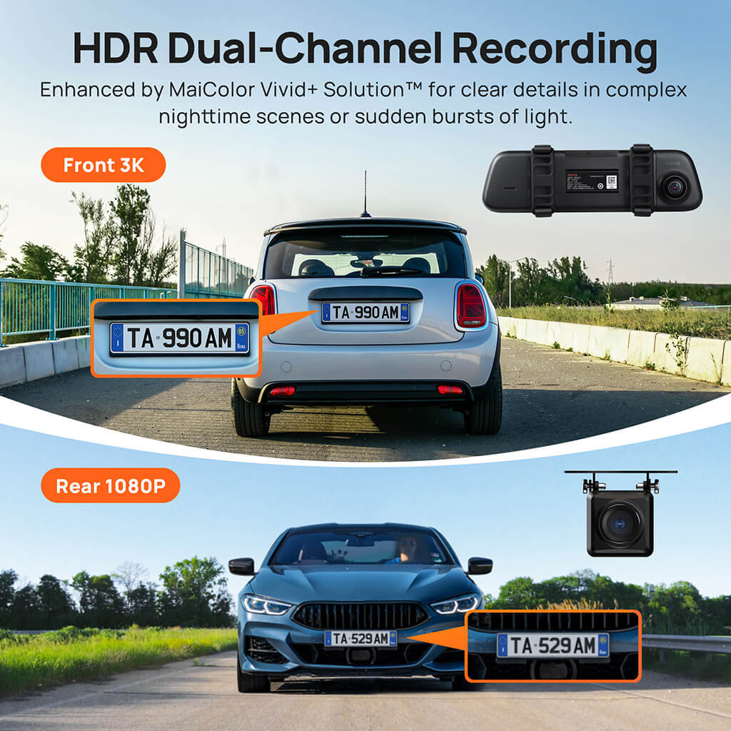 Xiaomi 70mai Rearview Dash Cam S500 Touch