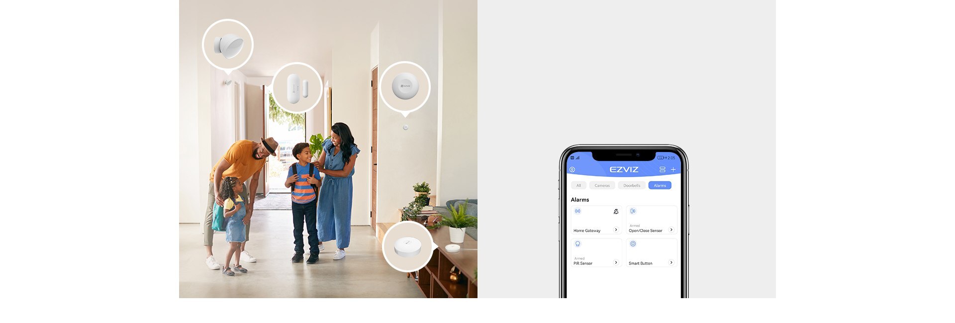 EZVIZ CS-B1 SMART HOME SENSOR KIT