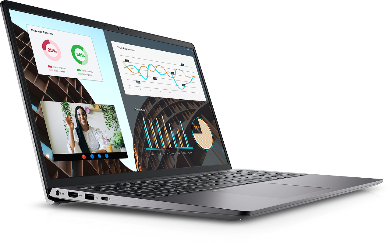 DELL Vostro 3530 / 15.6 FullHD 120Hz / Core i5-1334U / 16GB DDR4 / 512GB NVMe / Intel Iris Xe / Ubuntu
