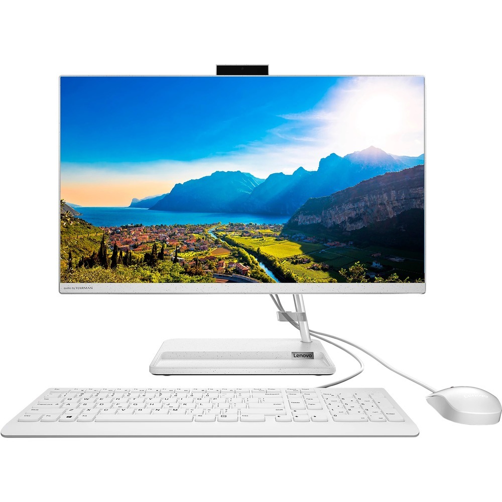 Lenovo AIO IdeaCentre 3 24ALC6 / 23.8 FullHD IPS / Ryzen 5 7430U / 8GB DDR4 / 512GB NVMe / AMD Radeon / No OS White