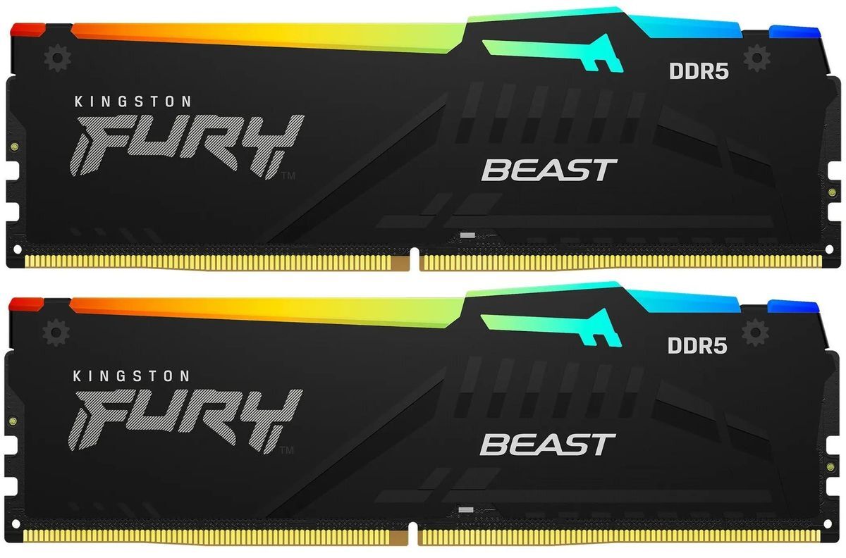 Kingston FURY Beast RGB 2x 32GB DDR5 6000 / KF560C30BBAK2-64