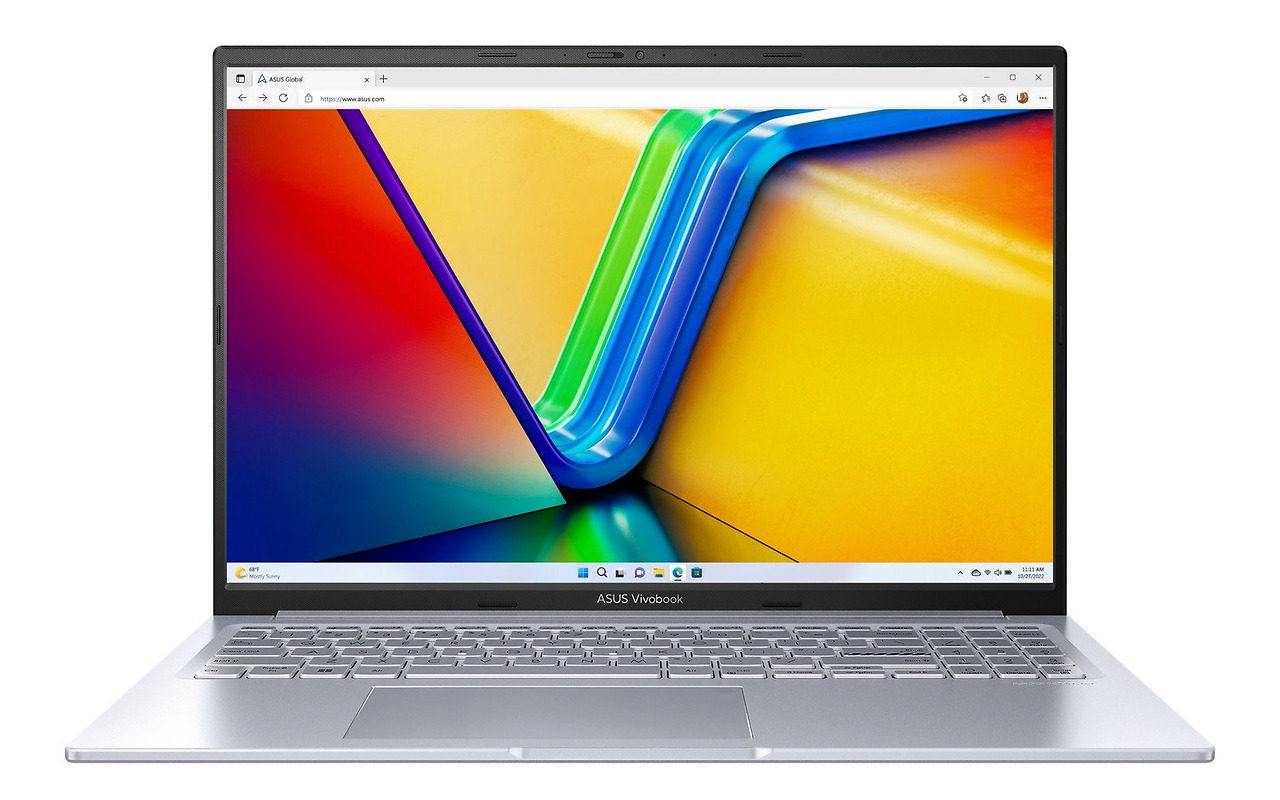 ASUS Vivobook 16X M3604YA / 16 FullHD+ / Ryzen 7 7730U / 16Gb DDR4 / 1.0Tb SSD / Radeon / No OS Silver