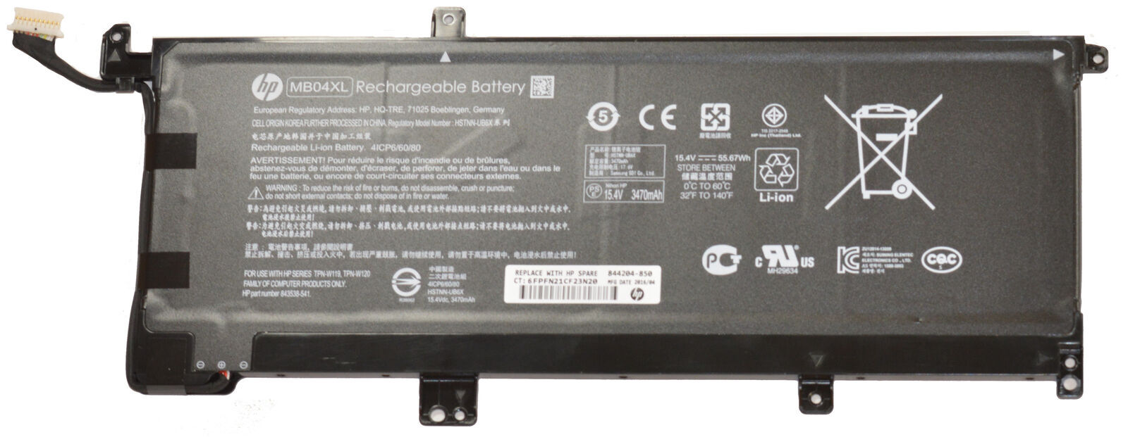 OEM MB04XL for HP ENVY / 55.67Wh