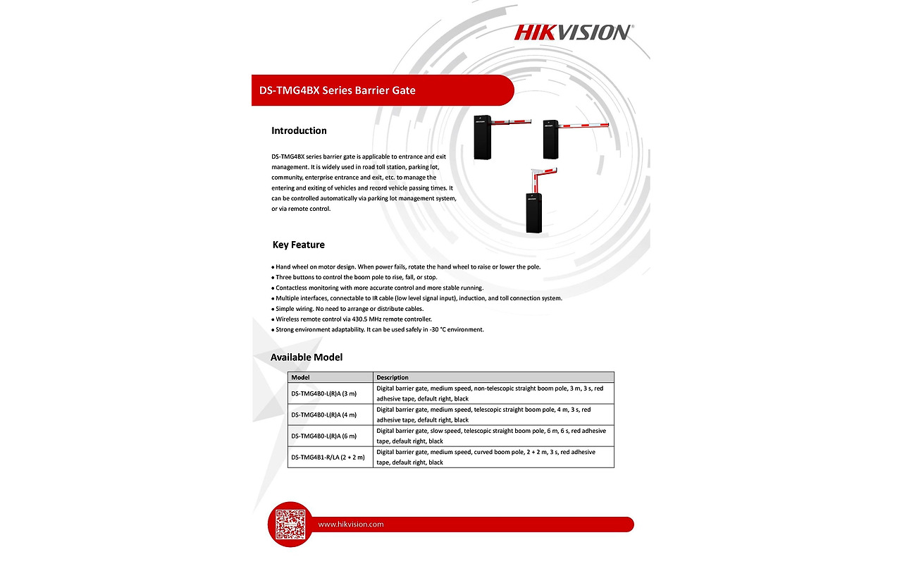 HIKVISION DS-TMG4B0-RA
