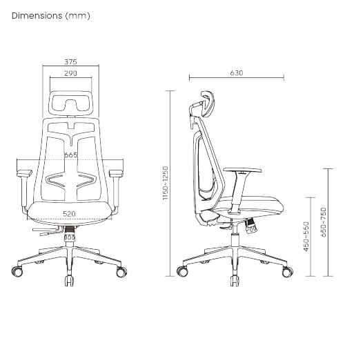 Lumi CH05-40 / Ergonomic Office Chair