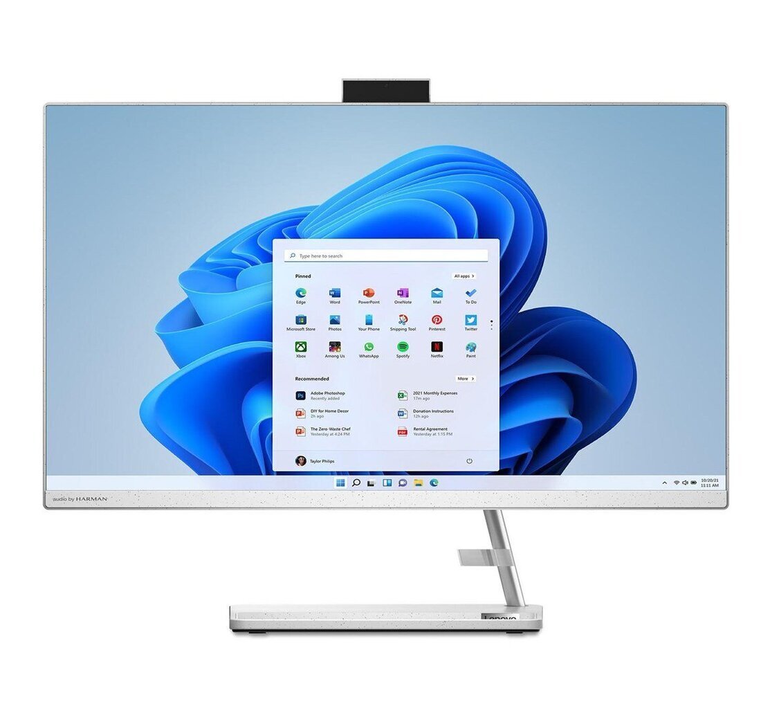 Lenovo AIO IdeaCentre 3 27IAP7 / 27 FullHD IPS / Core i5-12450H / 16GB DDR4 / 512GB NVMe / No OS / White