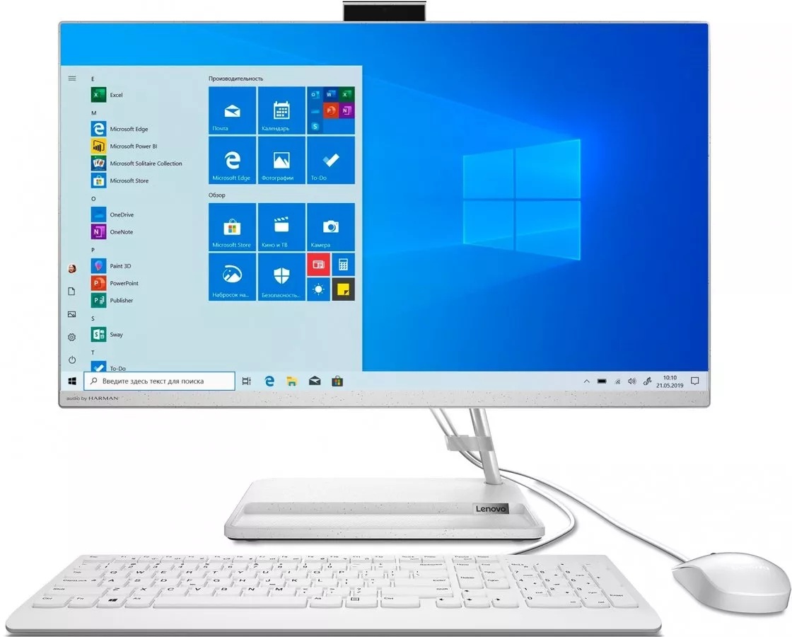 Lenovo AIO IdeaCentre 3 24ALC6 / 23.8 FiullHD IPS / Ryzen 5 7430U / 16GB DDR4 / 512GB NVMe / AMD Radeon / No OS White
