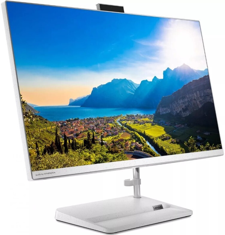 Lenovo AIO IdeaCentre 3 24ALC6 / 23.8 FiullHD IPS / Ryzen 5 7430U / 16GB DDR4 / 512GB NVMe / AMD Radeon / No OS White