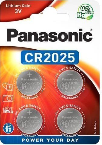 Panasonic CR-2025EL/4B / CR2025 x4