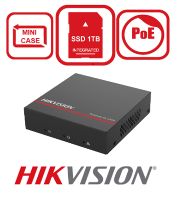 HIKVISION DS-E04NI-Q1/4P / SSD + PoE
