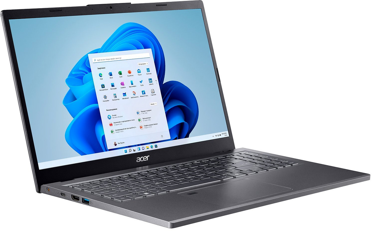 Acer Aspire 15 A15-41M / 15.6 FullHD / Ryzen 7 8840HS / 16Gb DDR5 / 1.0Tb SSD / AMD Radeon / Linux