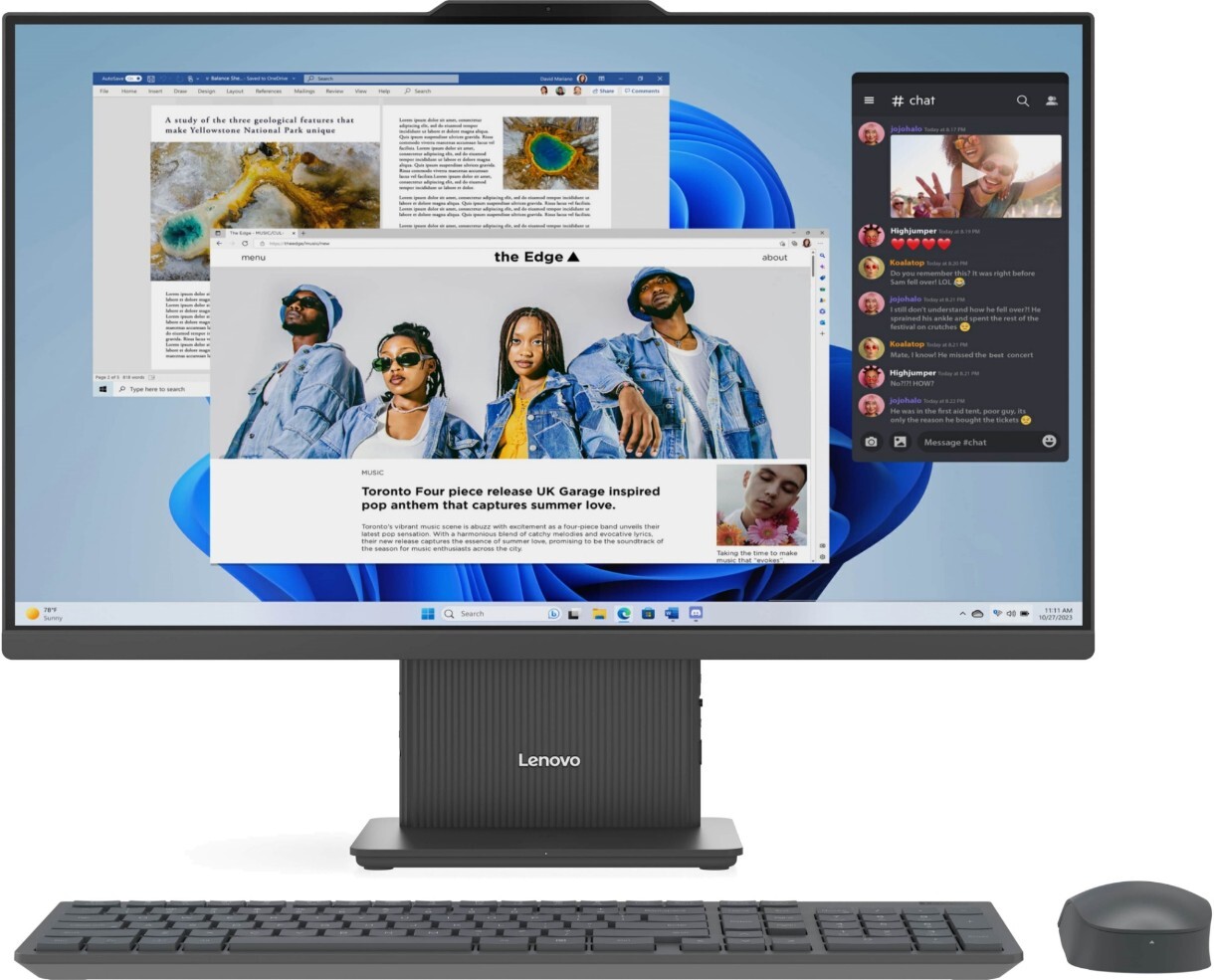 Lenovo AIO IdeaCentre 3 27IRH9 / 27 FullHD IPS / Core i7-13620H / 32GB DDR5 / 1.0TB NVMe / No OS /