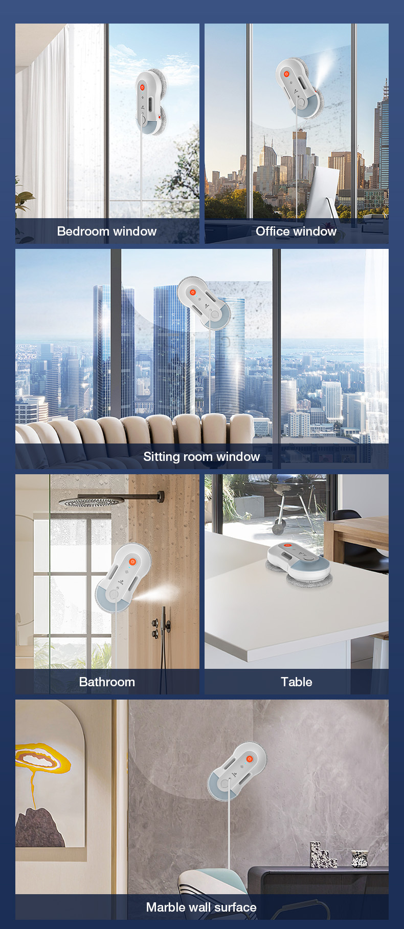 Artdog Robot Vacuum Cleaner for Window S8